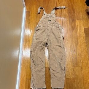 Vintage DeeCee Tan Corduroy Overalls
